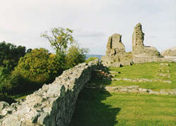 Picture of the middle ward of the castle